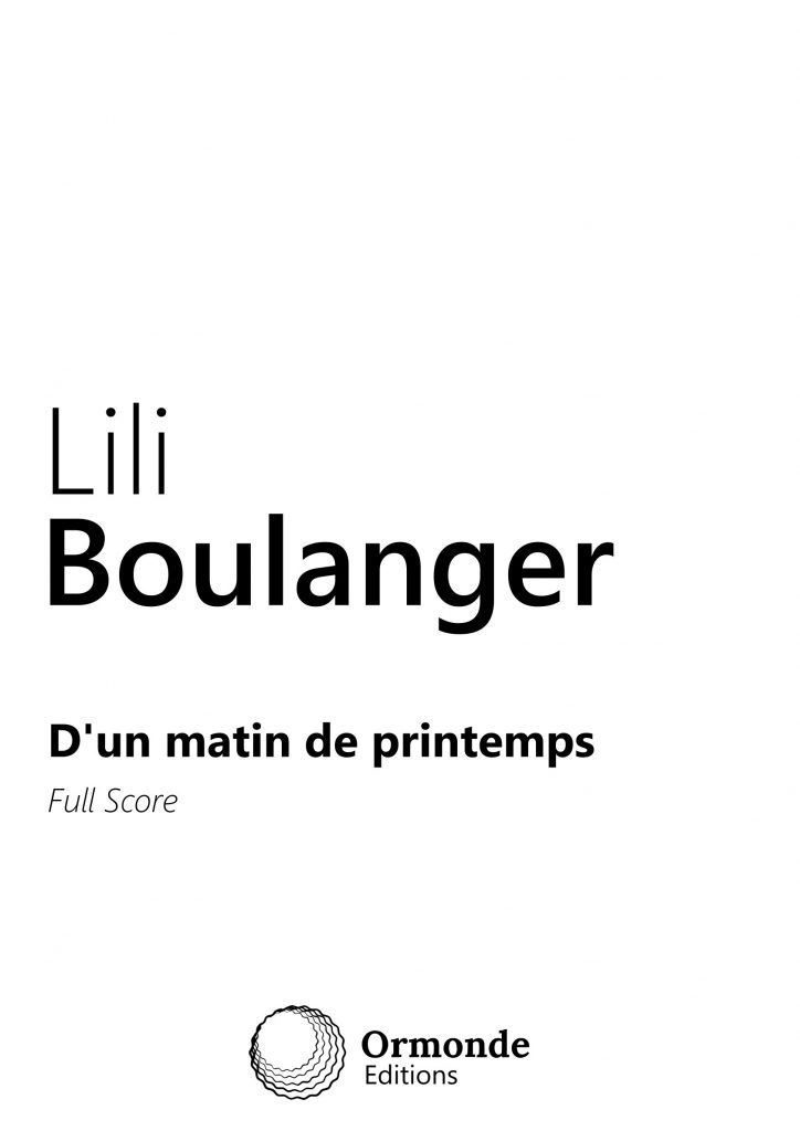 D’un matin de printemps
