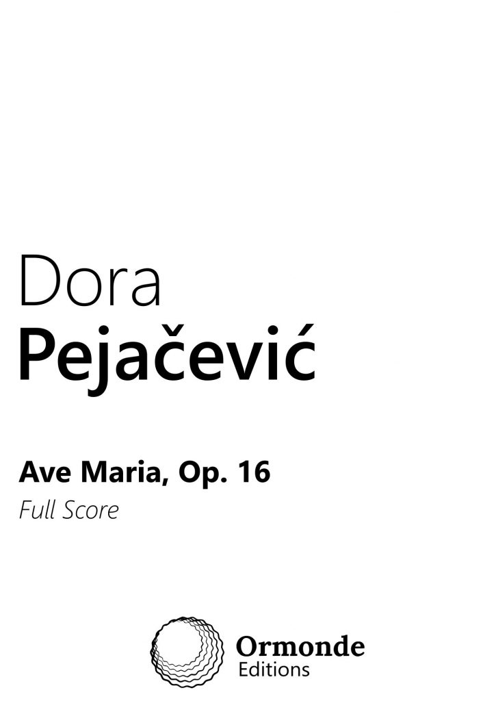 Ave Maria, Op. 16