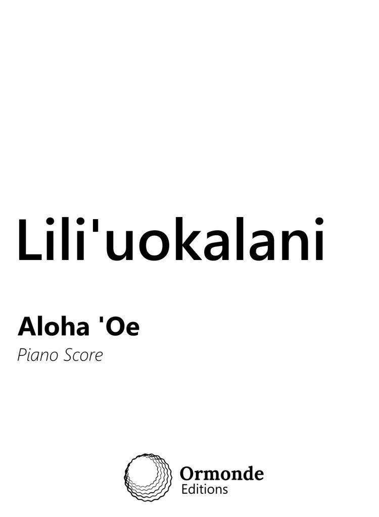 Aloha ‘oe